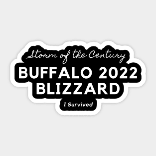 STORM OF THE CENTURY BUFFALO BLIZZARD 2022 Sticker